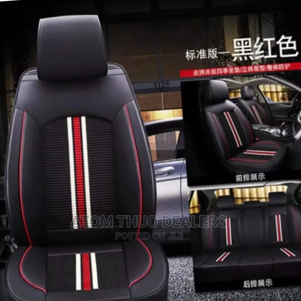 5 Seater Pu Leather Universal Car Front Seat Covers