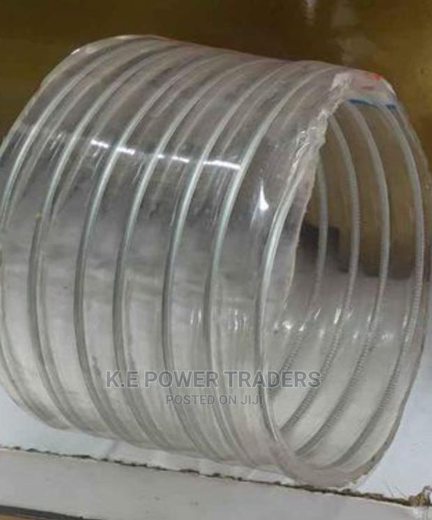 Clear Metal Wire Suction Pipes
