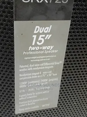 Full Range Speaker  JBL Srx725