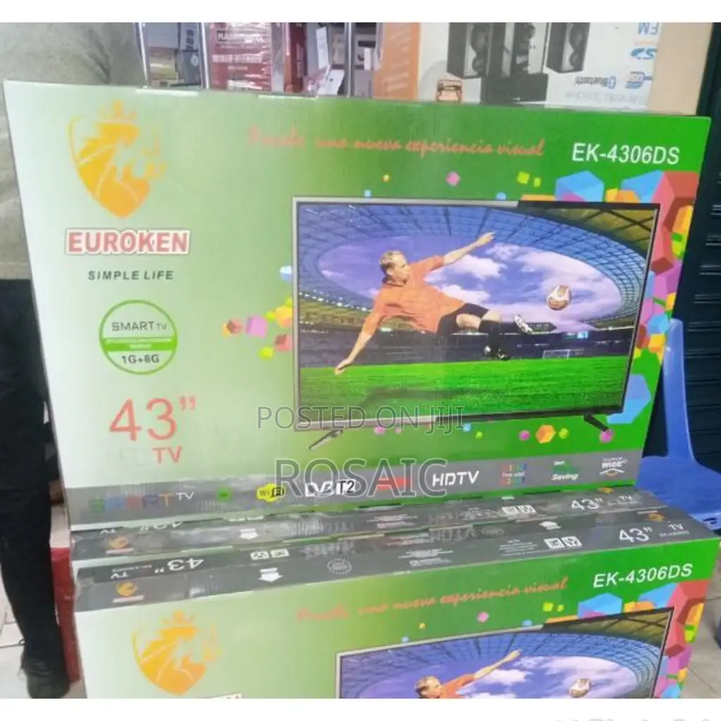 Euroken 43" Inches Smart Android Tv