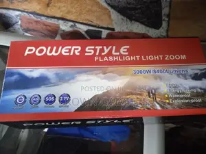Powerstyle Rechargeable Waterproof Torch