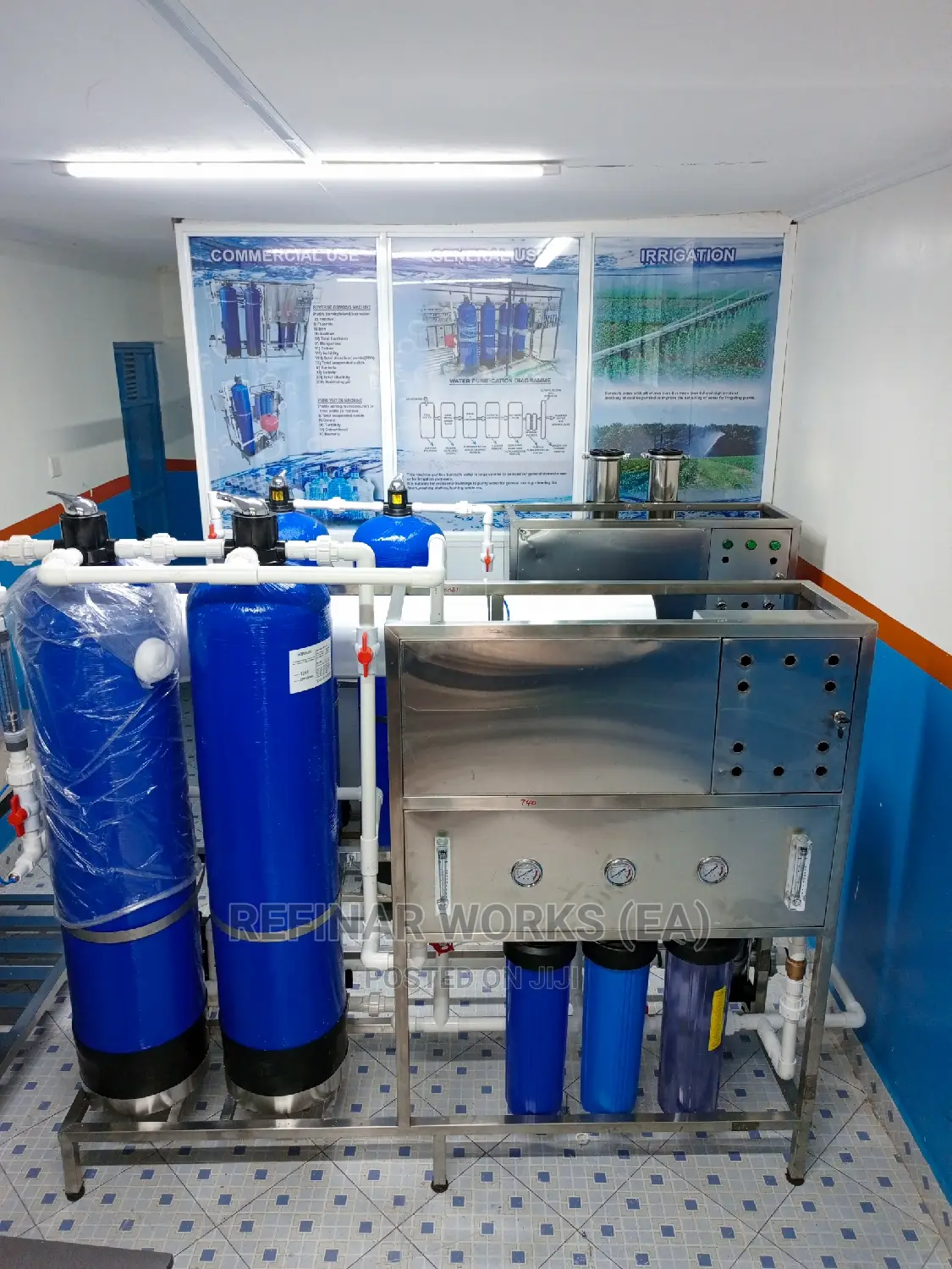 Water Treatment or Purification Machines, Vending, Packaging