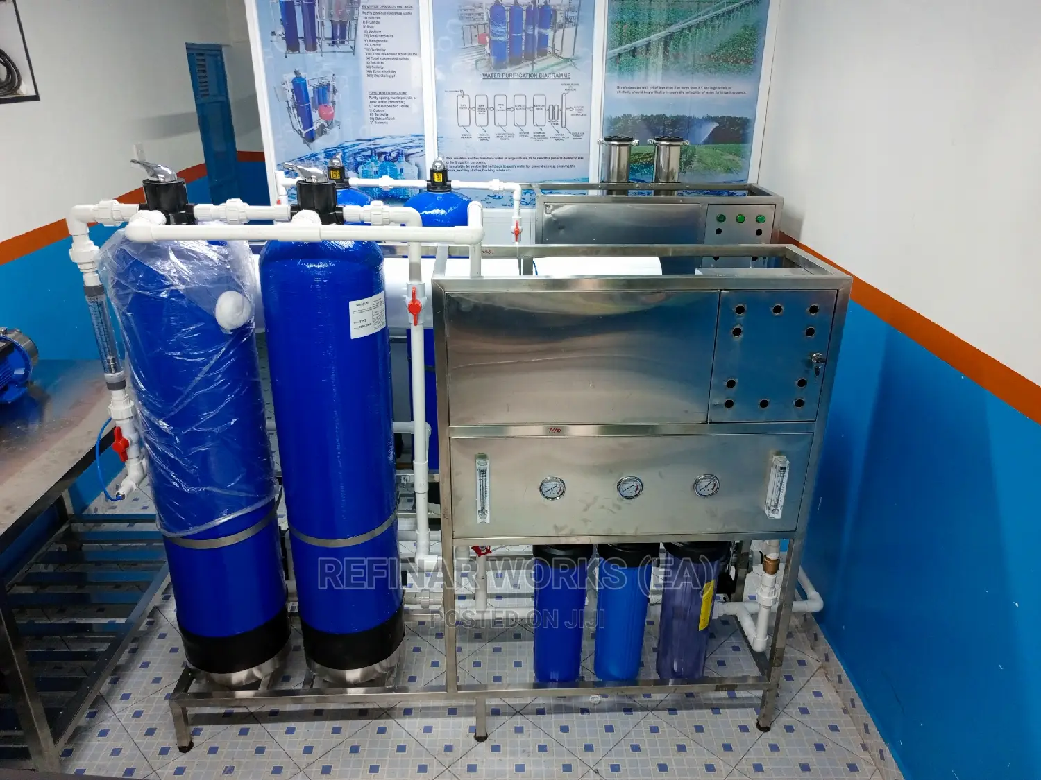 Water Treatment or Purification Machines, Vending, Packaging