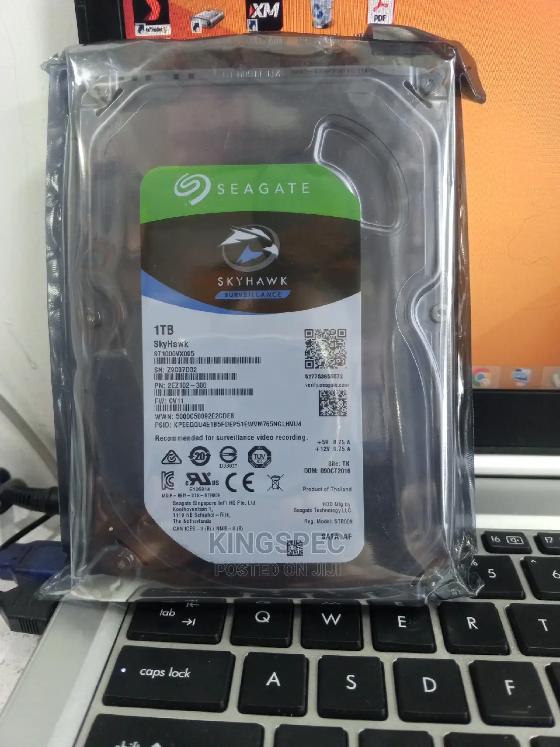 Seagate Skyhawk Surveillance Harddisk 1TB