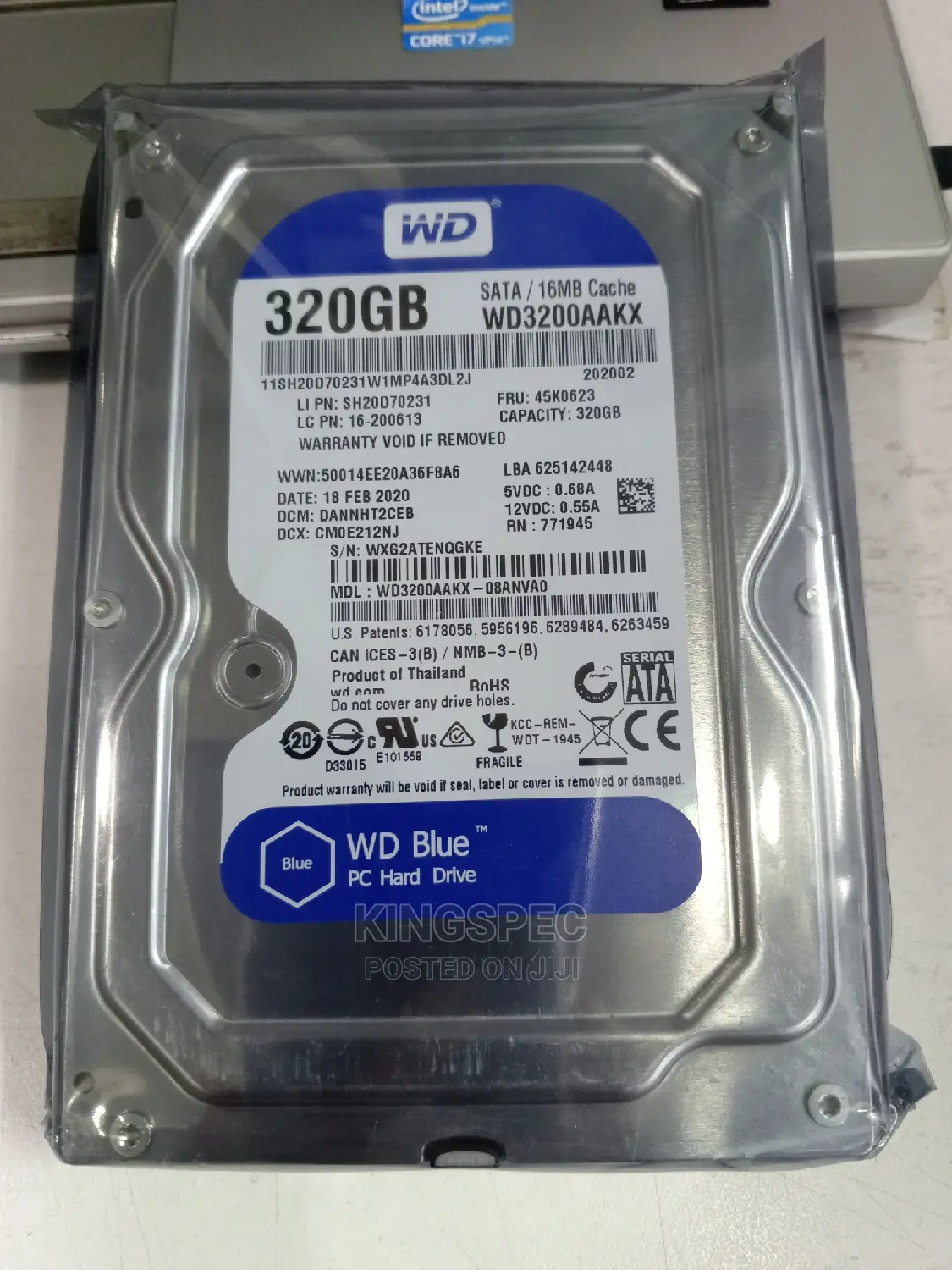 WD Blue PC Hard Drive 320GB