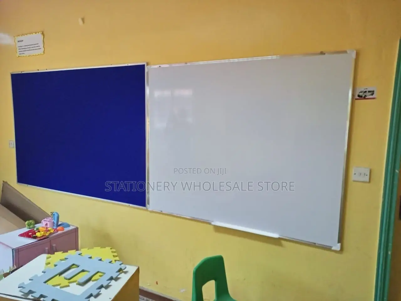 Imported Magnetic Whiteboard Wall Mount 5ftx4ft{150cmx120cm}
