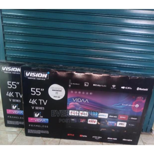 Vision Plus 55 Inches 4 K Vidaa Smart Android Tv - thumbnail 2