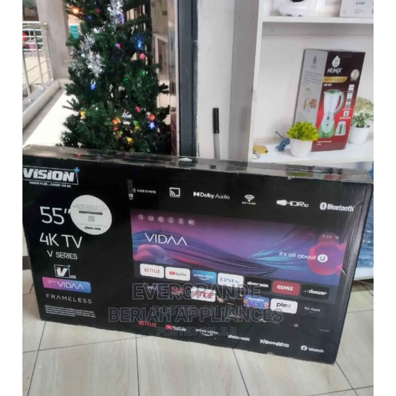 Vision Plus 55 Inches 4 K Vidaa Smart Android Tv