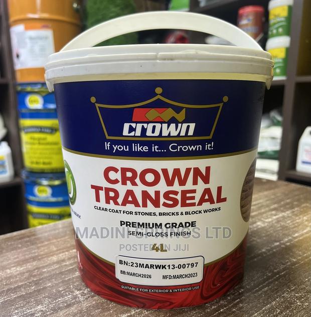 Crown Transeal Acrylic Clear Finish(4kgs) - main view