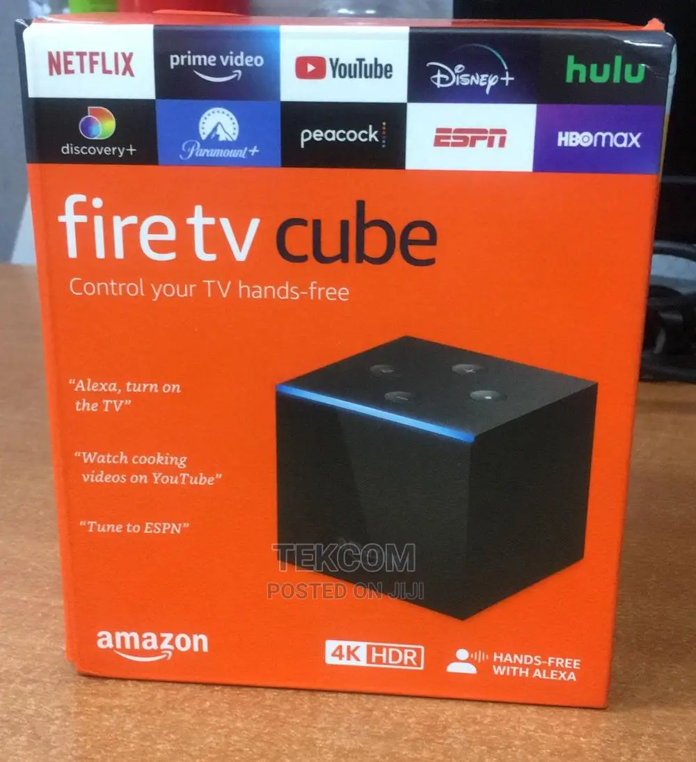 Amazon Fire TV Cube, Hands-Free Streaming Device With Alexa,