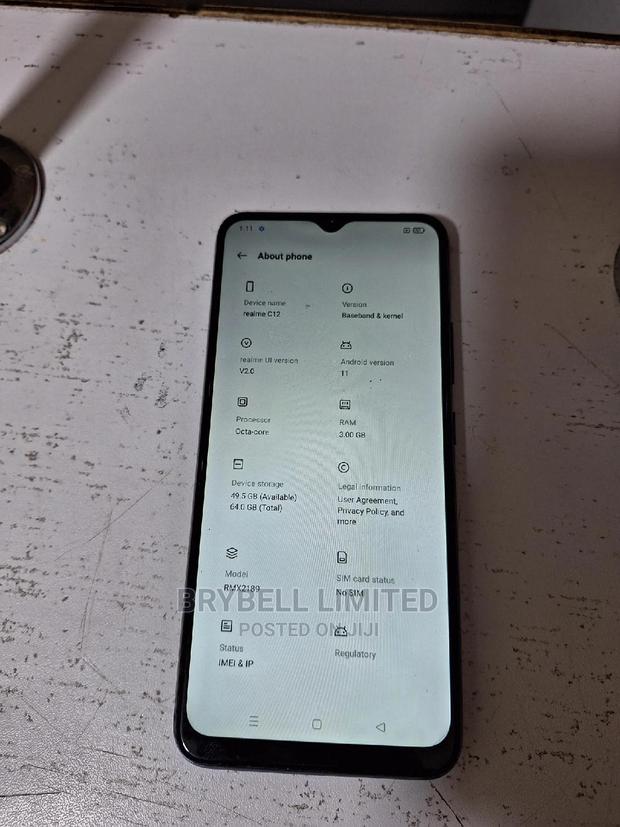 Realme C12 64 GB Blue - thumbnail 3