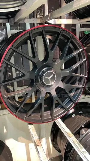 Red Black 18 Inch Mercedes Benz Rims Set