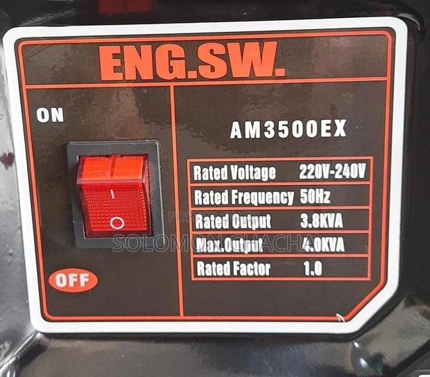 Astramilano Petrol Generator 3.8kw Rope Start - thumbnail 2