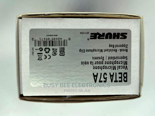 Beta 57 Shure Corded Microphone - main view