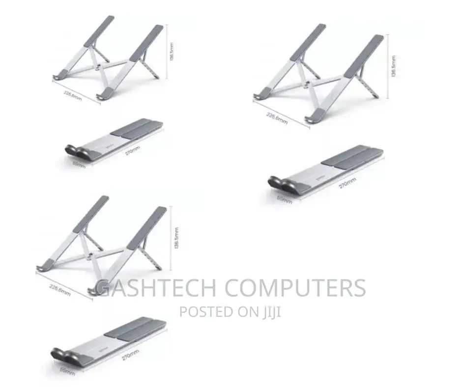 - LP451 Silver Foldable Adjustable Laptop Stand UGREEN