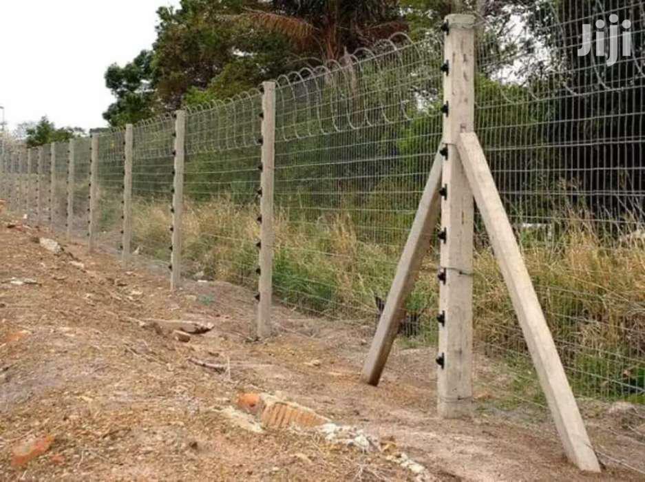 Standalone Electric Fence On Poles in Nairobi Central Building