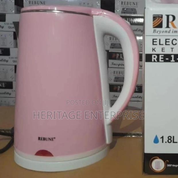 1.8ltrs Rebune Pink Kettle. - main view
