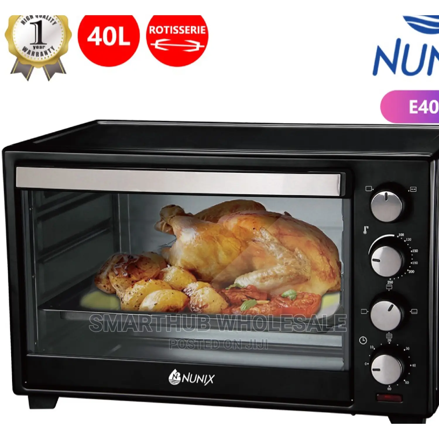 40 Litres Nunix Oven Brand Nunix