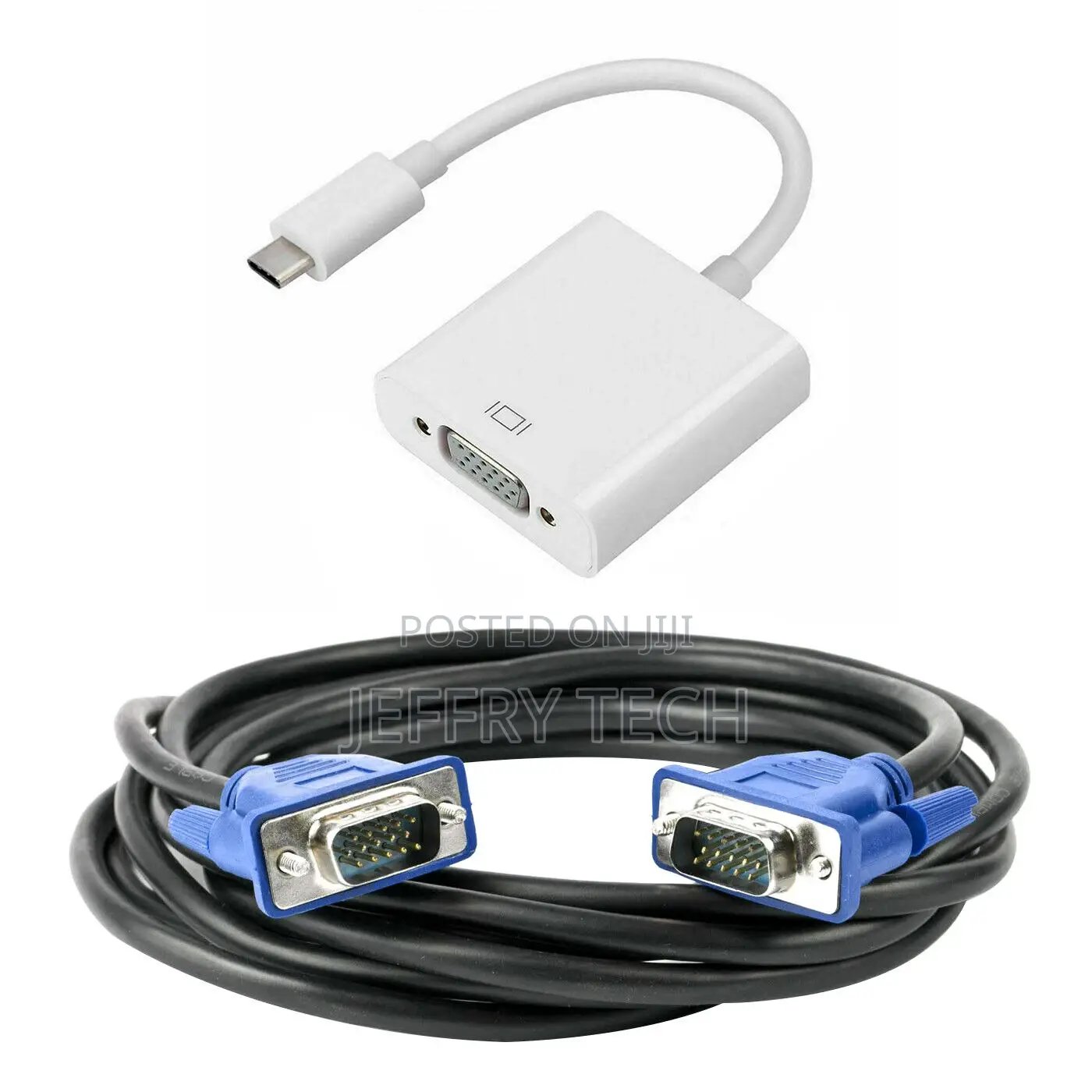 USB C Type C Male to VGA Female Adapter With 3 Meters VGA/SV