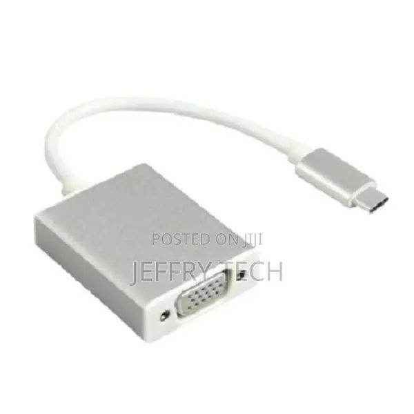 Macbook USB-C 3.1 Type C Male to VGA Female 15-Pins Converto