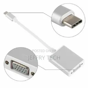 Macbook USB-C 3.1 Type C Male to VGA Female 15-Pins Converto