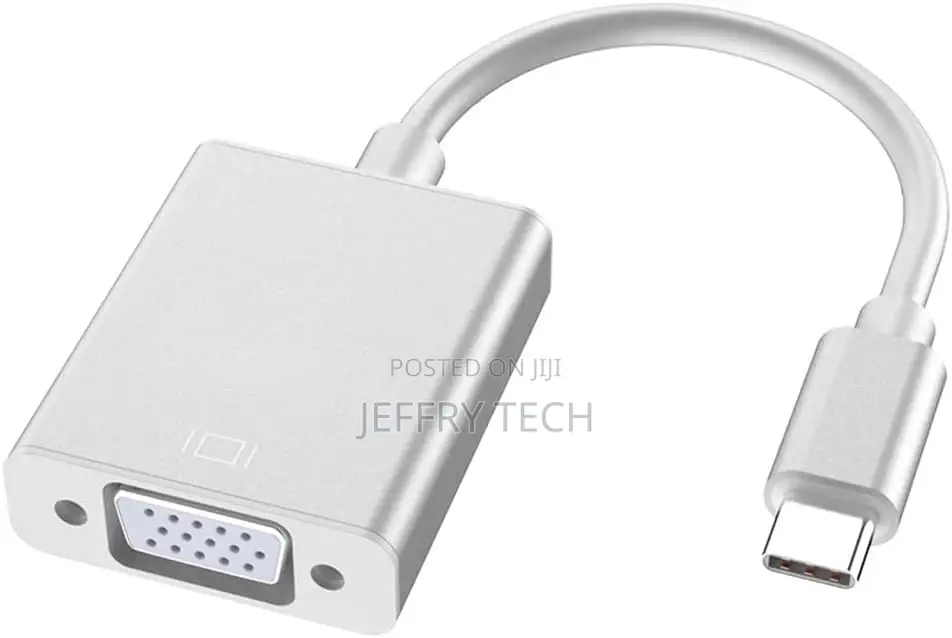 USB C to VGA Adapter, Thunderbolt 3 (Type-C) Male to VGA Fem