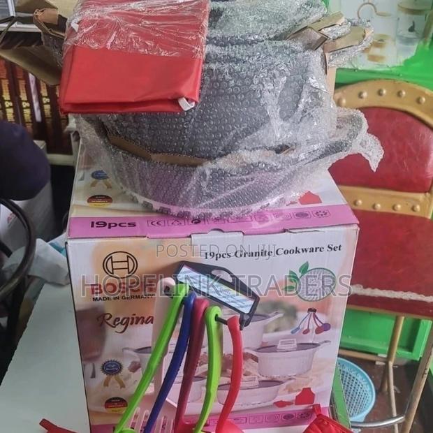 Cookware,Bosch Grey 19 Piece Nonstick Cooking Pots - main view