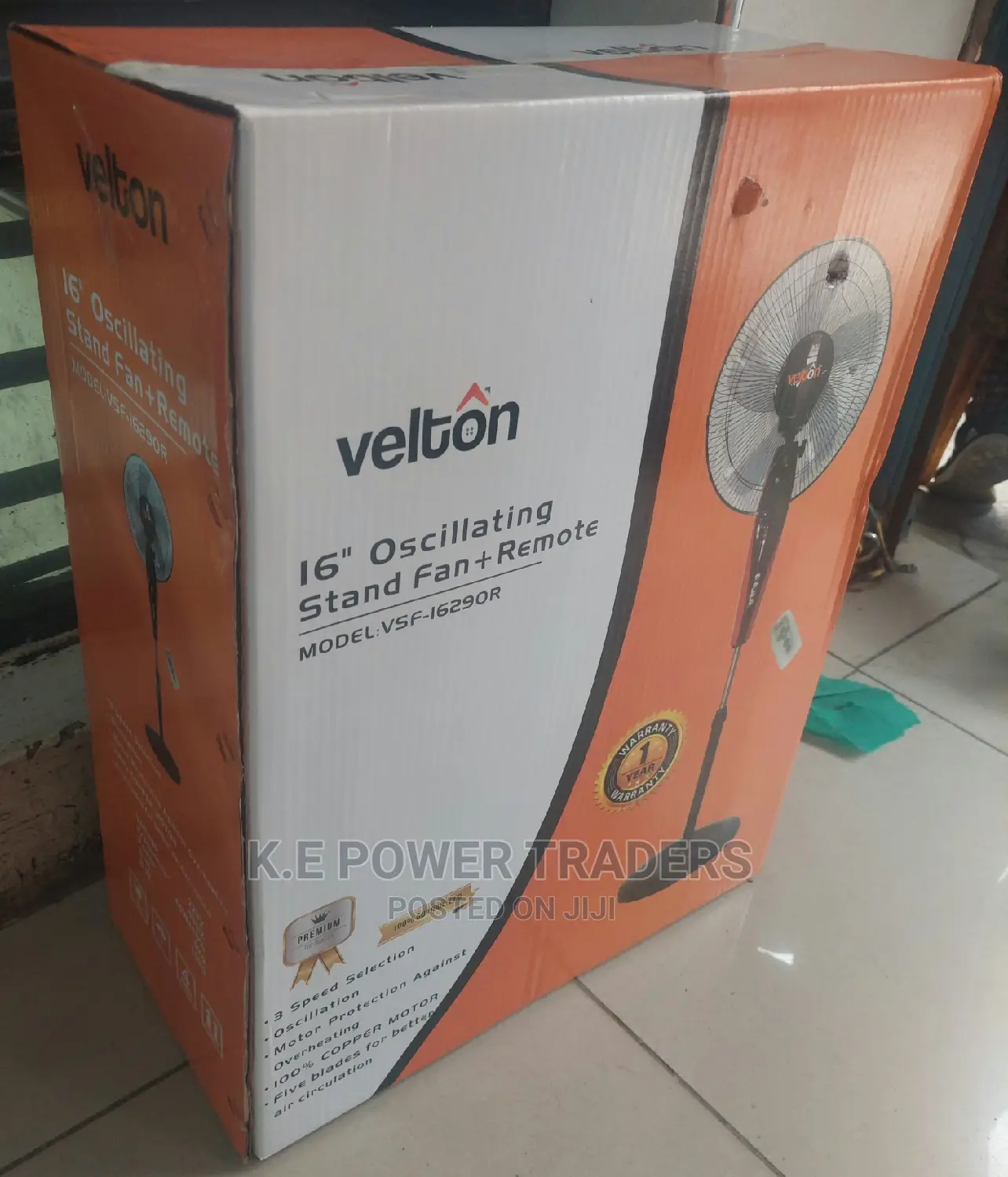 Outstanding Powerful 16" Remote Stand Fan