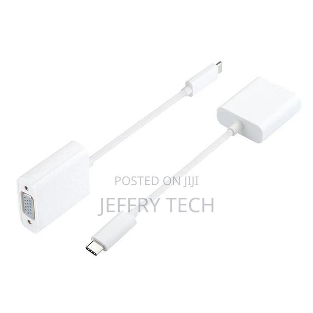 USB 3.1 USB C Type C to VGA Female Adapter Cable Connector F - thumbnail 3