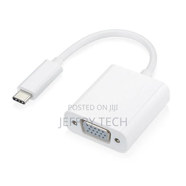 USB 3.1 USB C Type C to VGA Female Adapter Cable Connector F - thumbnail 4