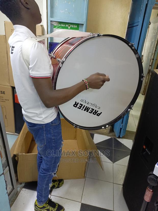 Matching Bass Drum Maroon Red 26 - main view