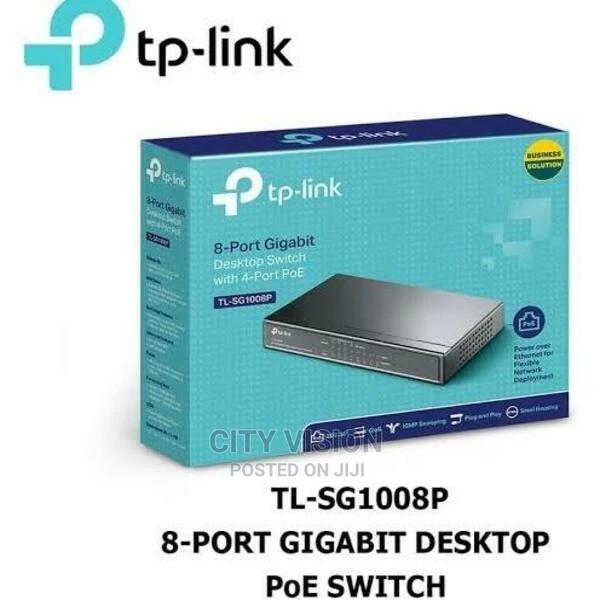 Tp-Link 8-Port Gigabit Desktop Switch With 4-Port Poe+
