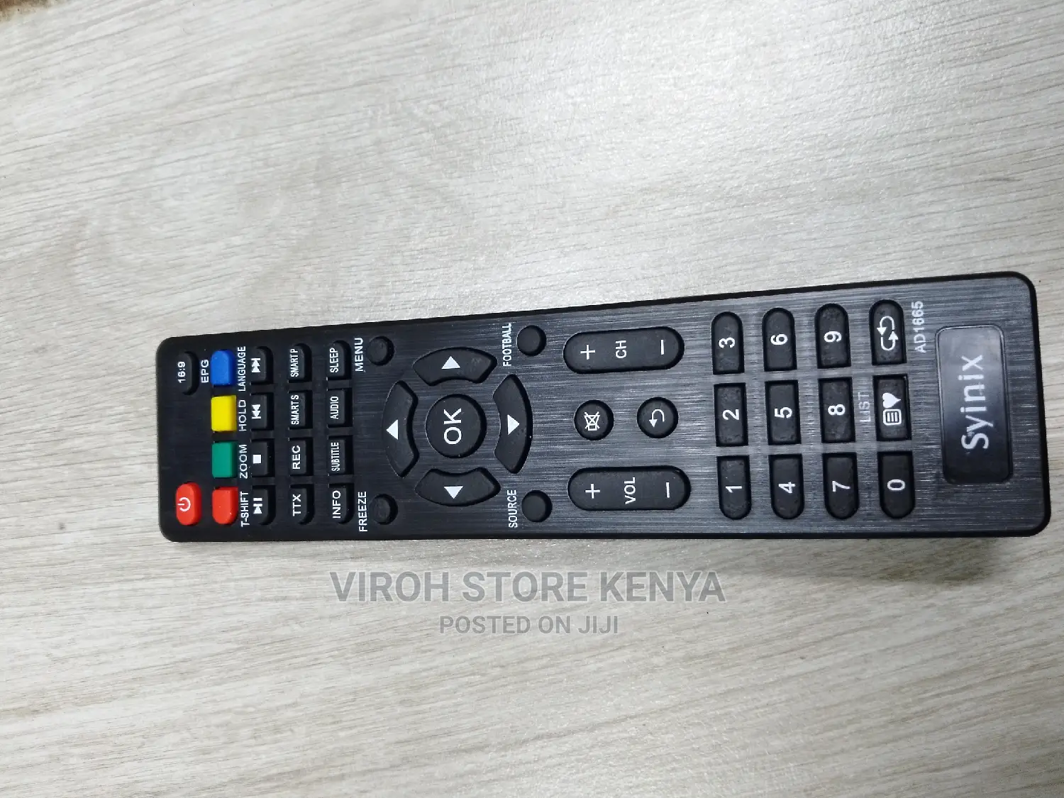 Synix Digital Tv Remote Replacement Remote for Synix Tv