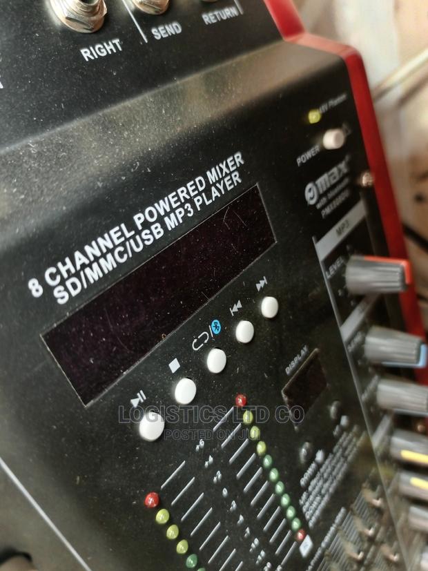 Omax Powered Mixer, 8 Channel - thumbnail 2