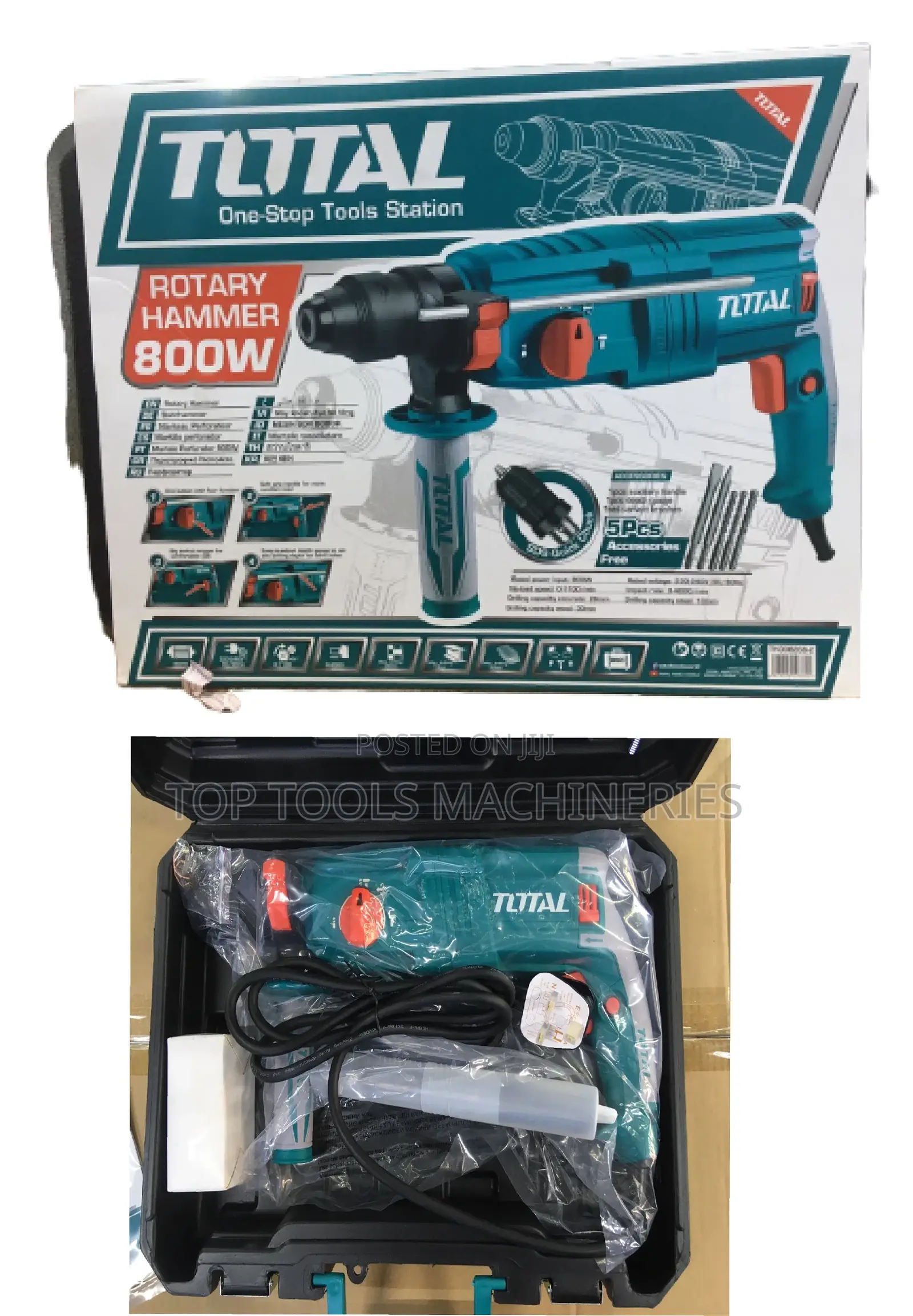 Total 800W Rotary Hammer