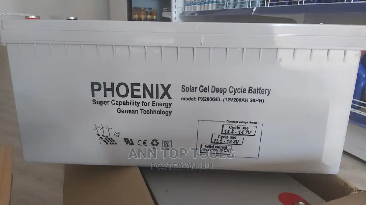 Germany Solar Gel Deep Cycle Battery Px200gel 12v 200ah 20hr