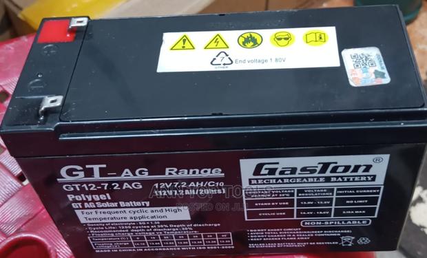 Polygel GT AG 7.2ah 12v Ups Backup Battery Gaston