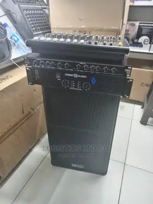 Complete Public Address Set Up,8channel Mixer,Crossover,Ca9
