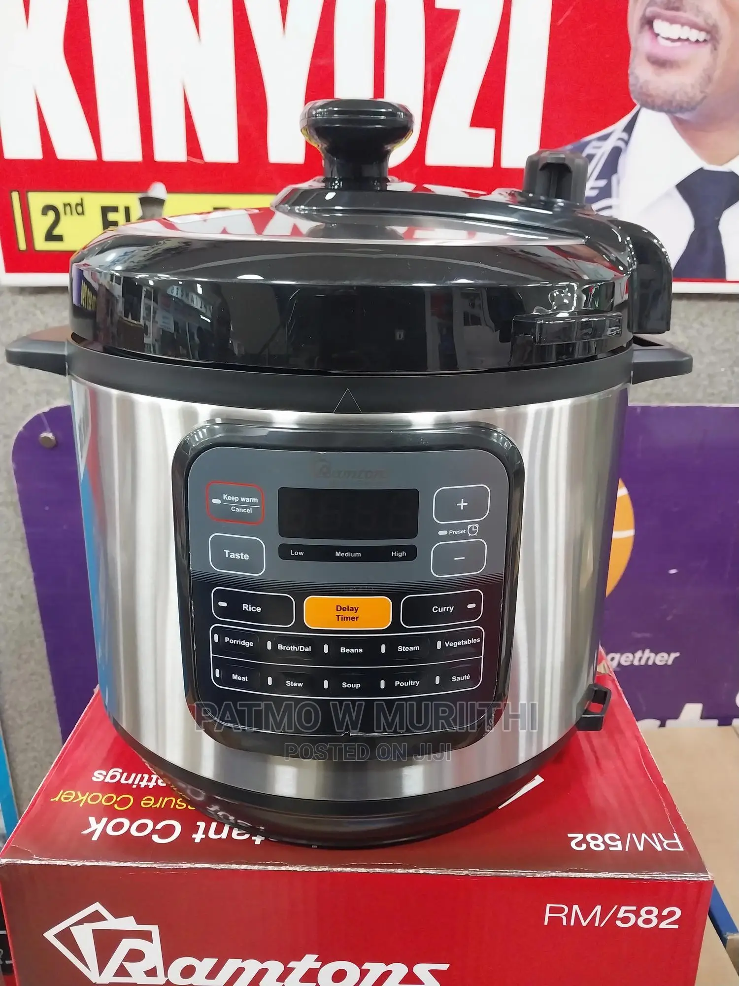 Ramton Electric Pressure Cooker- Rm/582
