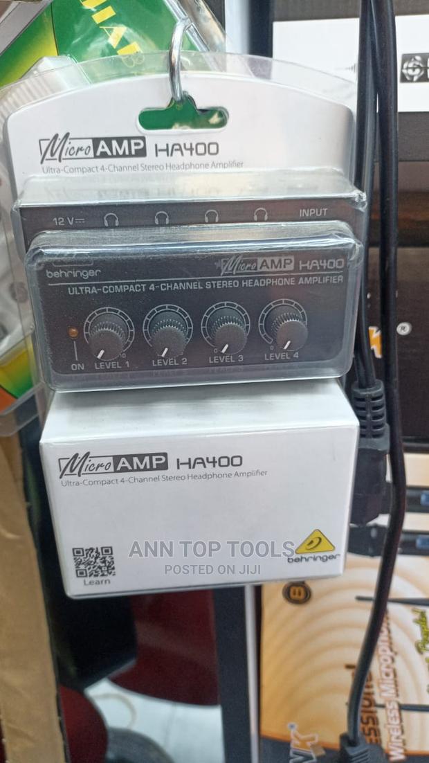 Behringer HA400 Micro Headphone Amplifier - main view