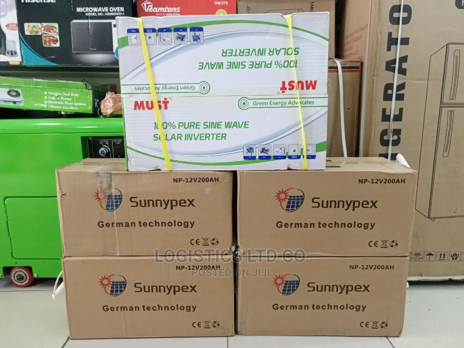 Sunnypex 12v 200ah 5kva Solar Power Back Up