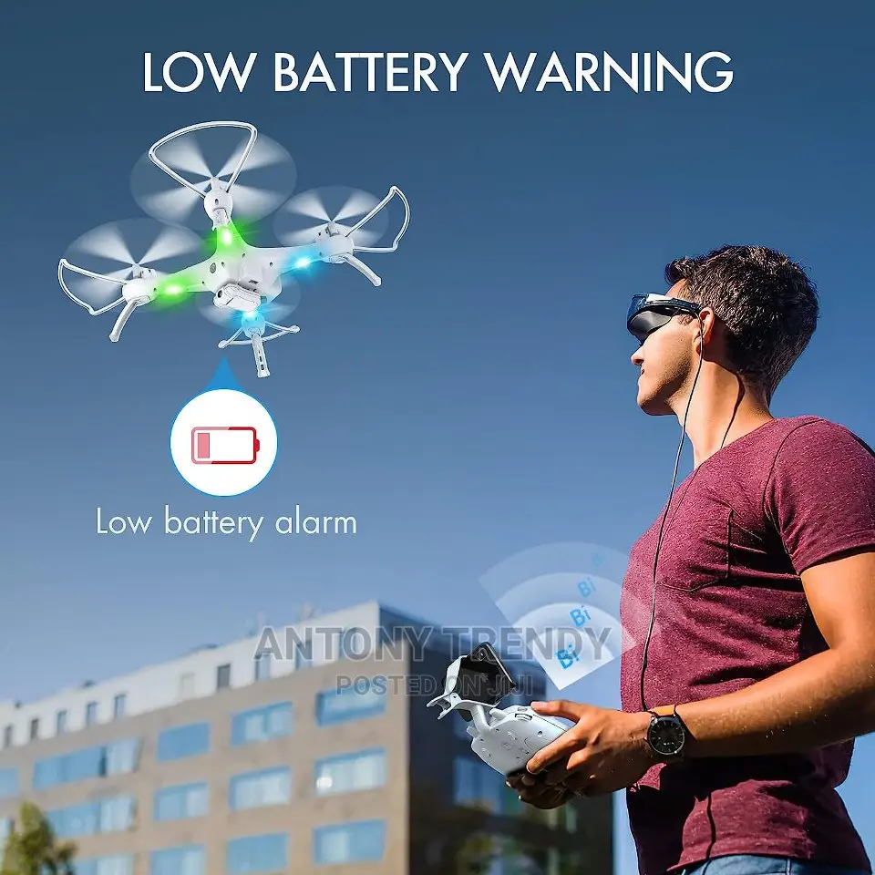 1080P 120° Wide-Angle Drone With Camera