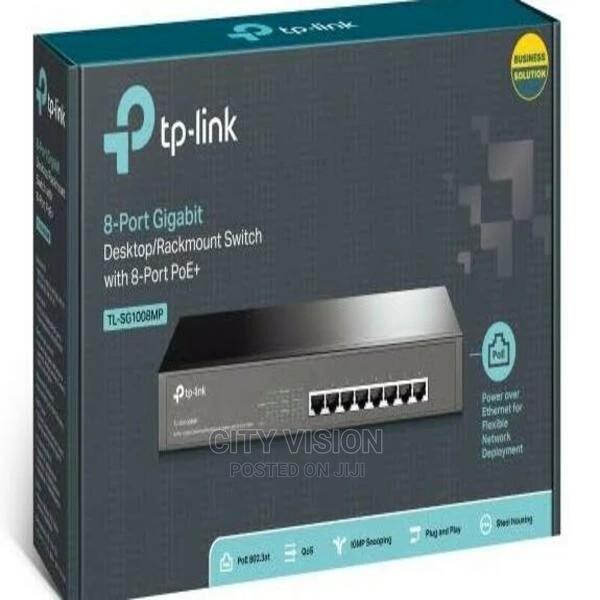 Tp-Link 8-Port 1000mbps Gigabit Desktop Switch Tl-Sg1008mp