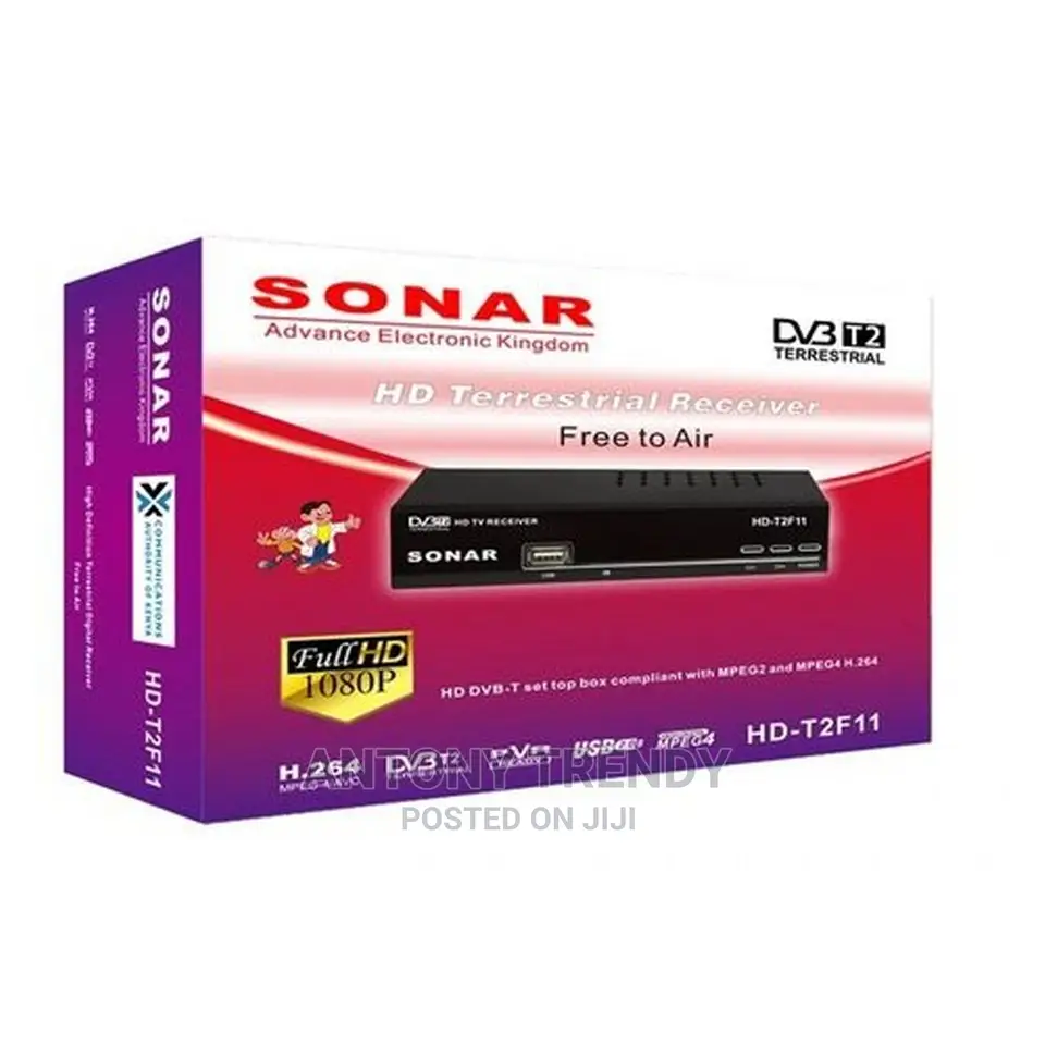 Sonar Free to Air HD Decoder- No Monthly Charges