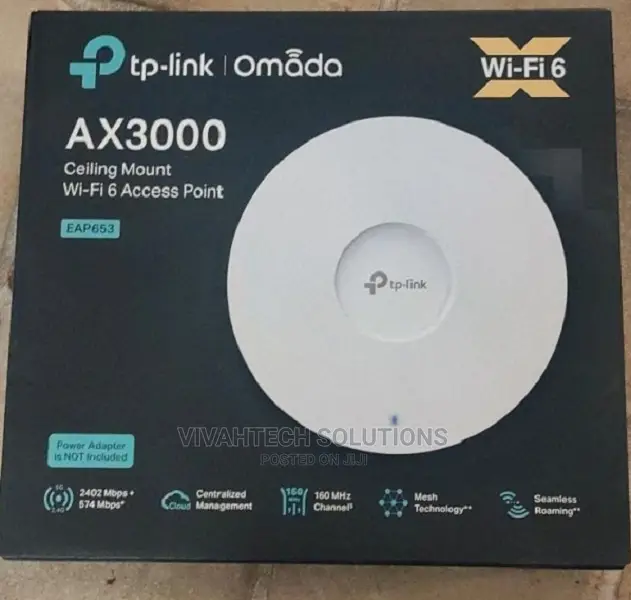 EAP653, TP-LINK AX3000 Ceiling Mount Wifi 6 Access Point