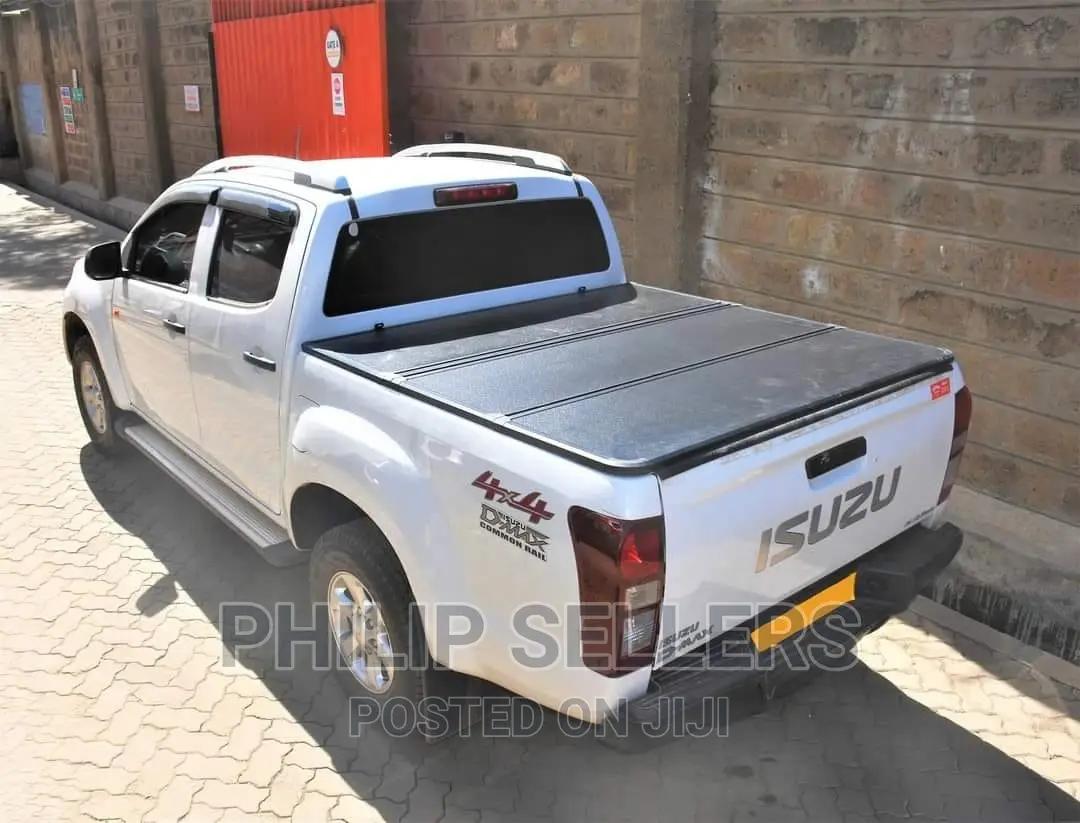 Tri-Fold Tonneau Cover for Double Cab Pickup Truck,Suitable
