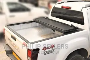 Tri-Fold Tonneau Cover for Double Cab Pickup Truck,Suitable
