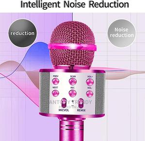 4 in 1 Wireless Portable Karaoke Microphone With Speaker - thumbnail 2