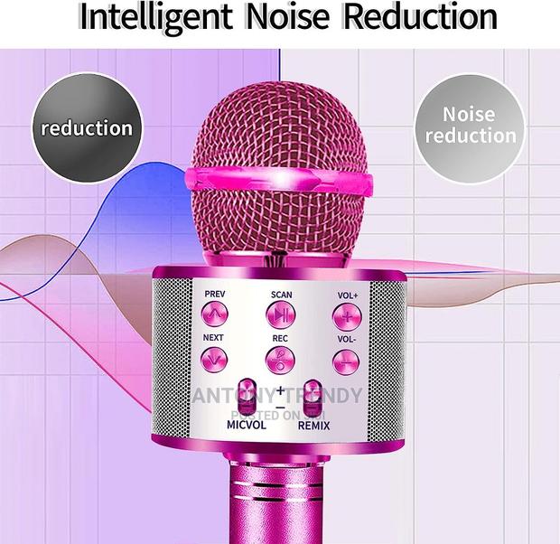 4 in 1 Wireless Portable Karaoke Microphone With Speaker - main view