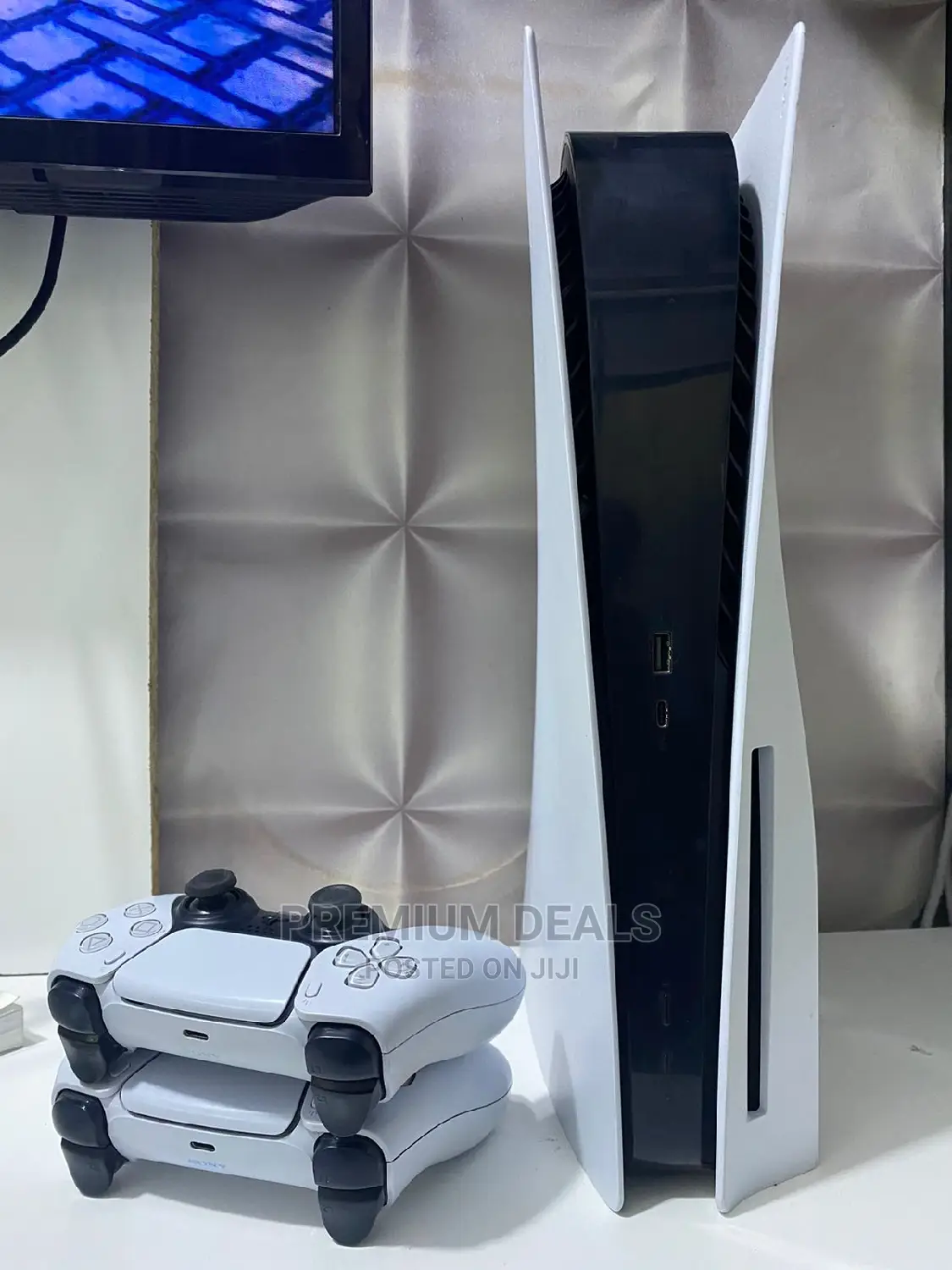 Slightly Used Ps5 Plus Two Controllers